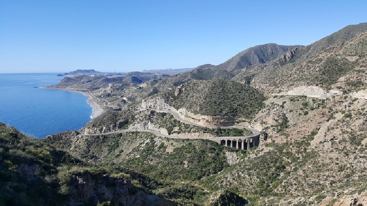 Küstenstraße Spanien April 2017