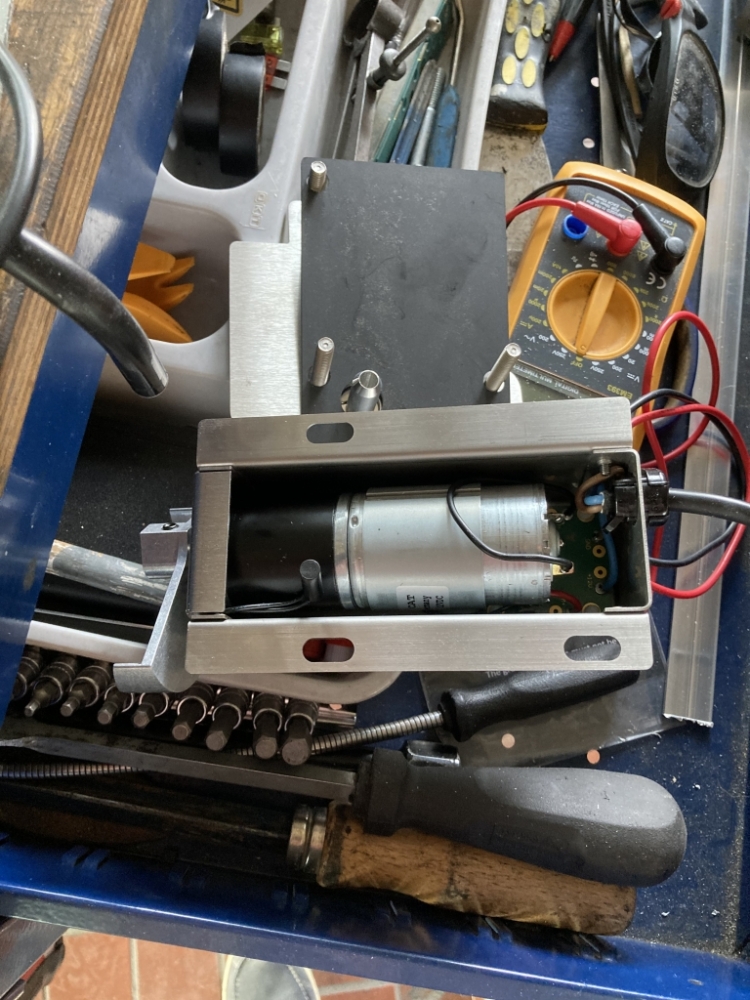 Der Motor vor dem Einbau.