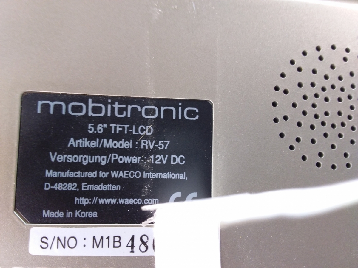 Waeco Rückfahrkamera Monitor