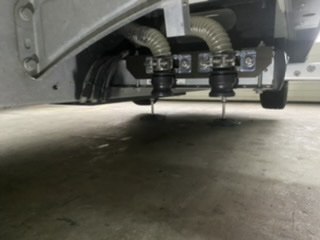 Grauwasserablauf mit Camlock-Anschluss