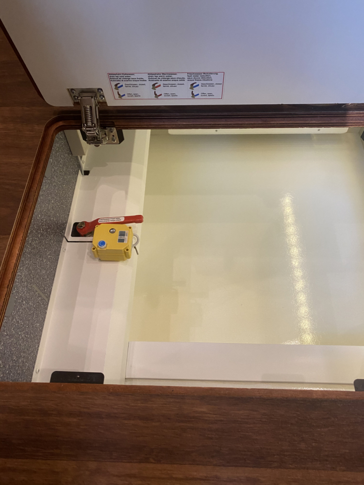 Funkgesteuertes Grauwasserventil