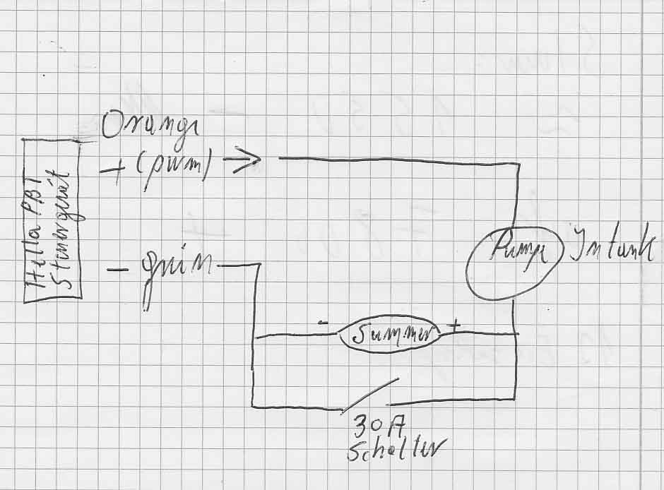 Schalter Intankpumpe